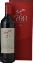 PENFOLDS Bin 798 RWT Gift Box Shiraz, Barossa Valley 2022 Bottle