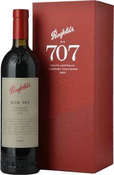PENFOLDS Bin 707 (Cork) Gift Box Cabernet, South Australia 2023 Bottle image number 0