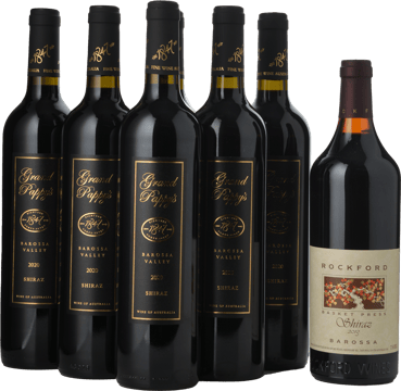 LANGTONS 1847 WINERY Grand Pappy's Shiraz, Barossa Valley with ROCKFORD Basket Press Shiraz 7 Pack  MV Case image number 0