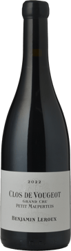 BENJAMIN LEROUX , Clos de Vougeot Grand Cru Petit Maupertuis  2022 Bottle image number 0