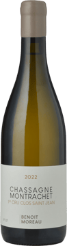 BENOIT MOREAU 1er Cru Clos St Jean , Chassagne-Montrachet 2022 Bottle image number 0