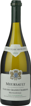 DOMAINE DU CHATEAU DE MEURSAULT Meursault Clos des Grands Charrons , Meursault 2022 Bottle image number 0