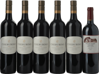 LANGTONS CHERUBINO Caves Road Cabernet Sauvignon with a bottle of Mount Mary Quintet, 6 Pack  MV Case image number 0