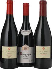 LANGTONS JEAN MARIE FOURRIER Vigne Comte de Chapelle, Bourgogne Rouge with Bass Phillip Pinot Noir 3 Pack MV Case