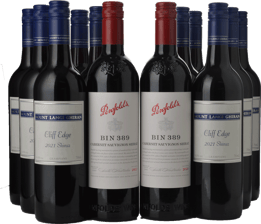 LANGTONS MOUNT LANGI GHIRAN VINEYARDS Cliff Edge Shiraz, Grampians with Bonus Two Bottles of Bin 389 12 Pack  MV Case
