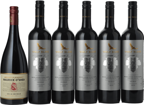 LANGTONS Wolf Blass with Maurice O'Shea 6 Pack Upgrade Offer Shiraz, Barossa Valley, Hunter Valley MV Case image number 0