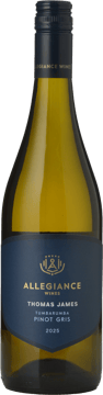 ALLEGIANCE WINES Thomas James Pinot Gris, Tumbarumba 2025 Bottle image number 0