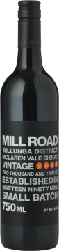 MITOLO WINES Mill Road Shiraz, McLaren Vale 2012 Bottle image number 0