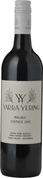 YARRA YERING Malbec, Yarra Valley 2016 Bottle image number 0