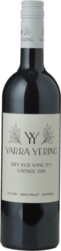 YARRA YERING Dry Red Wine No.2 Shiraz, Yarra Valley 2019 Bottle image number 0