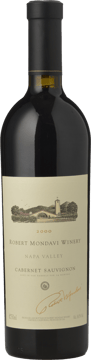 ROBERT MONDAVI Cabernet Sauvignon, Napa Valley 2000 Bottle image number 0