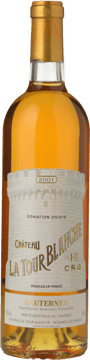 CHATEAU LA TOUR-BLANCHE 1er cru classe, Sauternes 2001 Bottle image number 0