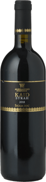 ALESSANDRO DI CAMPOREALE Kaid Shiraz Syrah, Sicilia DOC 2018 Bottle image number 0