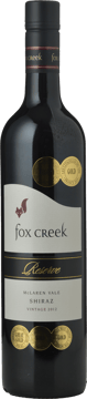 FOX CREEK WINES Reserve Shiraz, McLaren Vale 2012 Bottle image number 0