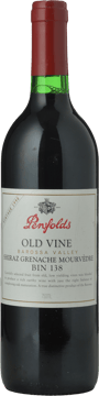 PENFOLDS Bin 138 Old Vine Shiraz Grenache Mourvedre (1998-2009), Barossa Valley 1998 Bottle image number 0