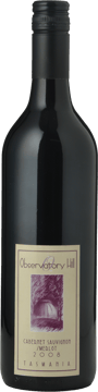 OBSERVATORY HILL Cabernet Merlot, Tasmania 2008 Bottle image number 0