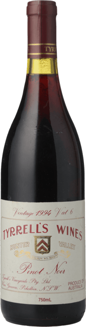 TYRRELL'S Vat 6 Pinot Noir, Hunter Valley 1994