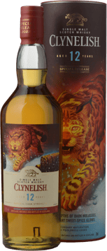 CLYNELISH Special Release 2022 The Wildcats Golden Gaze 12 Year Old Single Malt Scotch Whisky 58.5% ABV, The Highlands NV 700ml image number 0
