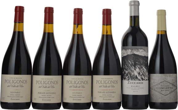 FAMILIA ZUCCARDI Poligonos, Concreto & Jose Mixed 6-pack  MV Case image number 0