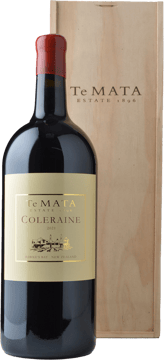 TE MATA ESTATE Coleraine Cabernet Sauvignon Merlot Cabernet Franc, Hawkes Bay 2021 3 Litre Bottle image number 0