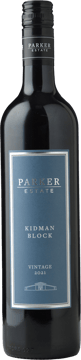 PARKER COONAWARRA ESTATE Kidman Block Shiraz, Coonawarra 2021 Bottle image number 0