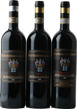 CIACCI PICCOLOMINI D'ARAGONA 2016 Santa Caterina D'Oro Riserva, 2018 Pianrosso & Brunello di Montalcino 3 pack  MV Case