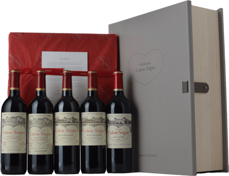 CHATEAU CALON-SEGUR 89, 95, 03, 10, 16 5btl Book OWC , St-Estephe MV Case image number 0