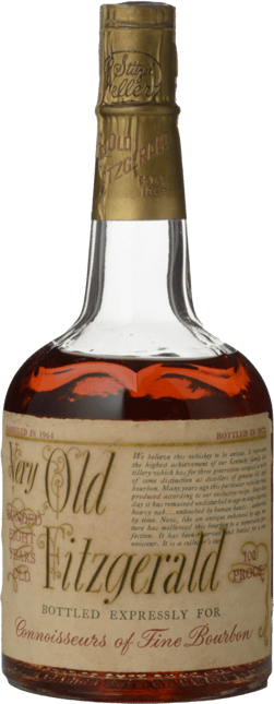 OLD FITZGERALD Very Old 8 Years Old Bourbon Stitzel-Weller 100 Proof , Kentucky NV