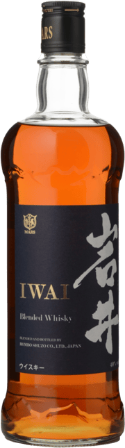 HOMBO SHUZO CO LTD MARS Iwai 40% ABV Blended Whisky, Japan NV