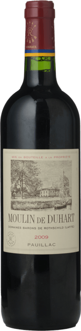 MOULIN DE DUHART Second wine of Chateau Duhart-Milon-Rothschild, Pauillac 2009