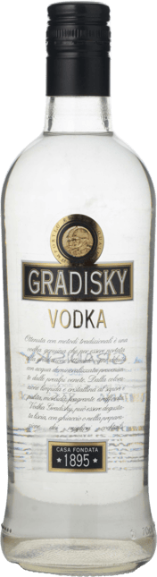 GRADISKY 37.5% ABV Vodka, Italy NV