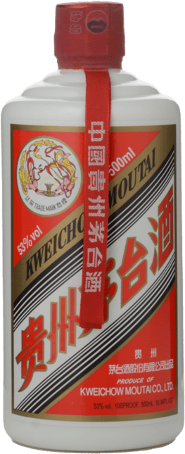 KWEICHOW MOUTAI Flying Fairy 53% ABV with 2 Shot Glasses, Maotai 2011