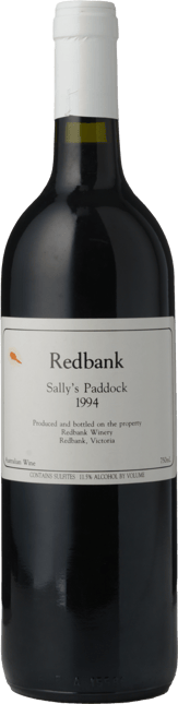 SALLY'S PADDOCK Redbank Winery Cabernet Shiraz Cabernet Franc Merlot, Pyrenees 1994