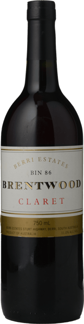 BERRI ESTATES WINERY(CO-OPERATIVE) Brentwood Bin 86 Claret, South Australia NV