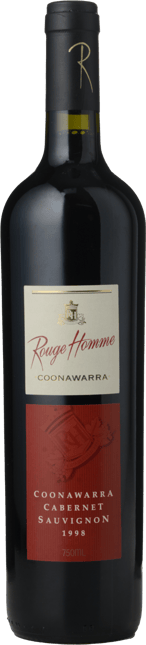 ROUGE HOMME WINERY Cabernet Sauvignon, Coonawarra 1998