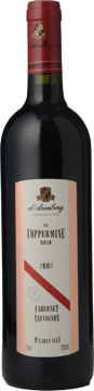 D'ARENBERG WINES The Coppermine Road Cabernet Sauvignon, McLaren Vale 2002 Bottle image number 0