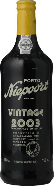 NIEPOORT & CO. Vintage Port, Oporto 2003