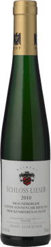 WEINGUT SCHLOSS LIESER Brauneberger Juffer Sonnenuhr Goldkapsel Riesling-Trockenbeerenauslese, Mosel 2010 Half Bottle image number 0