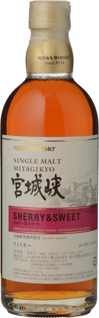 THE NIKKA WHISKY DISTILLING CO Miyagikyo Sherry & Sweet 55% ABV