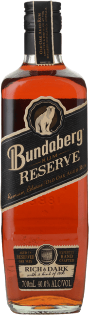 BUNDABERG Reserve 40% ABV, Bundaberg NV