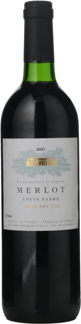 LOUIS FABRE Merlot, Vin de Pays d'Oc 2001