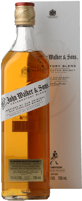 JOHNNIE WALKER 200th Anniversary Celebratory Blend Old Highland Whisky 51% ABV, The Highlands NV
