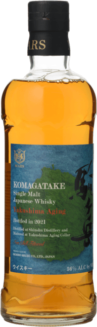 HOMBO SHUZO CO LTD Mars Komagatake Yakushima Aging 56%ABV Single Malt Whisky, Japan NV