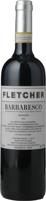FLETCHER WINES Recta Pete, Barbaresco DOCG 2015