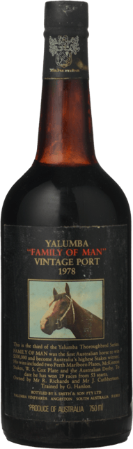 YALUMBA Family of Man Vintage Port, Barossa Valley 1978