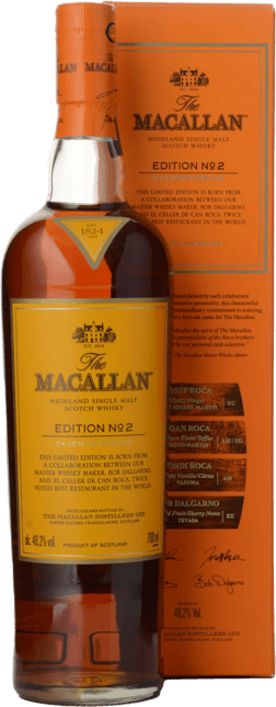 MACALLAN The Macallan Edition No 2 Single Malt 48.2% ABV, Scotland NV