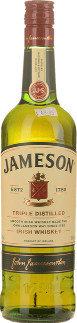 JAMESON 40% ABV Irish Whiskey, Ireland NV