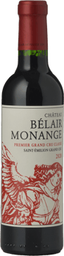 CHATEAU BELAIR-MONANGE 1er grand cru classe (B), St-Emilion 2020 Half Bottle image number 0