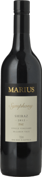 MARIUS WINES Symphony Single Vineyard Shiraz, McLaren Vale 2012 Bottle image number 0