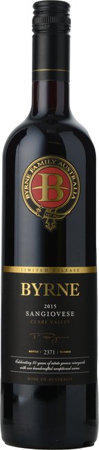 BYRNE VINEYARDS Limited Release Sangiovese, Clare Valley 2015